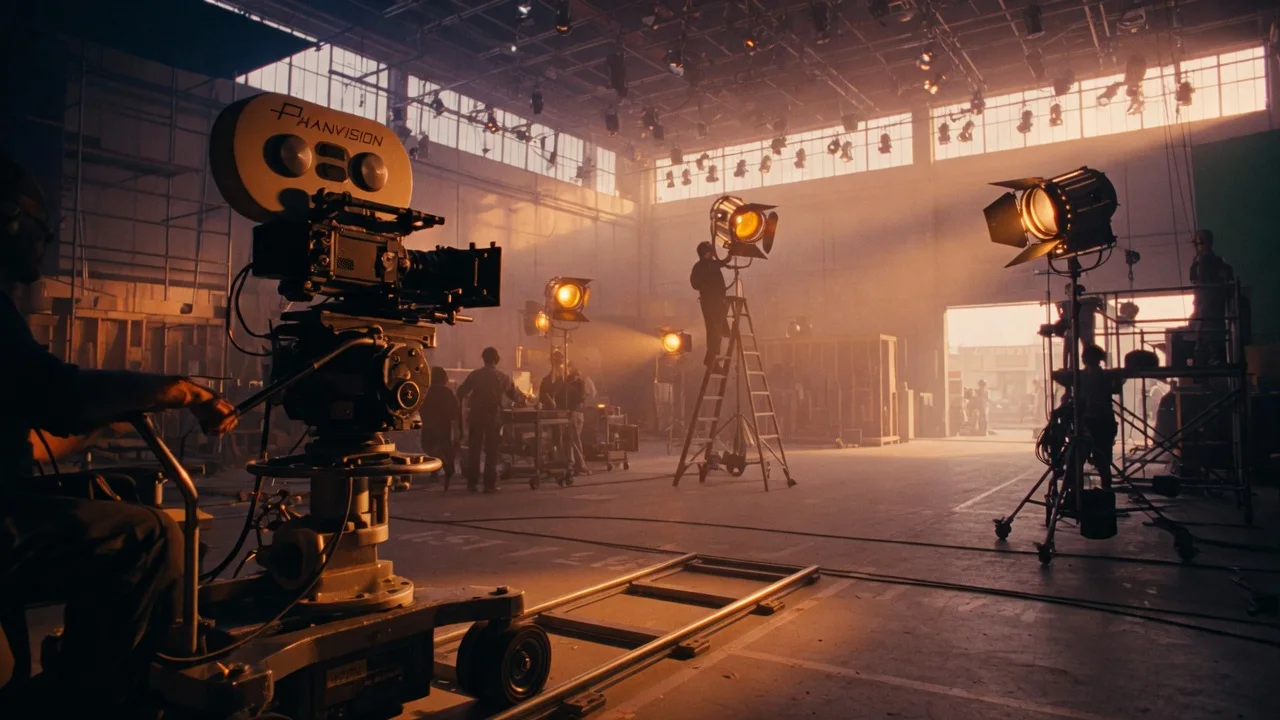 Hollywood soundstage interior